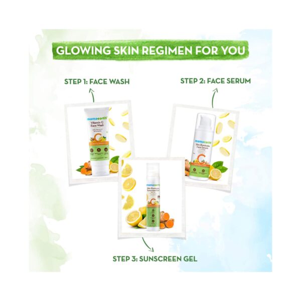 Mamaearth Skin Illuminate Sunscreen With SPF 50 Gel With Vitamin C & Turmeric (50g) - Mamaearth