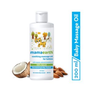 Mamaearth Soothing Baby Massage Oil With Sesame Almond & Jojoba Oil (200ml) - Mamaearth