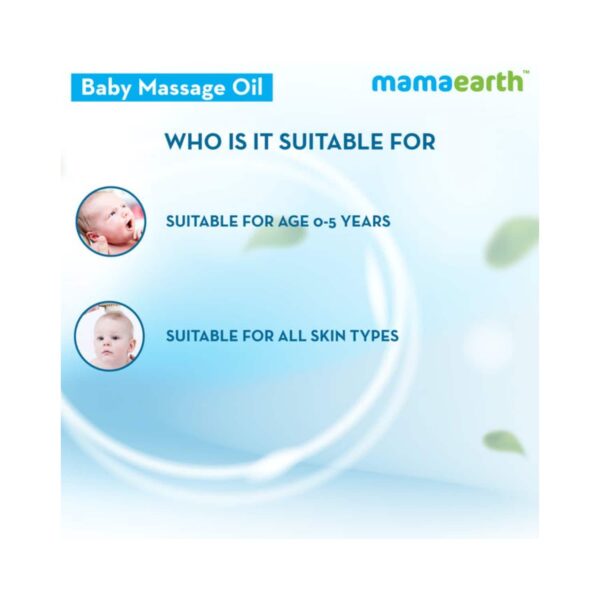Mamaearth Soothing Baby Massage Oil With Sesame Almond & Jojoba Oil (200ml) - Mamaearth