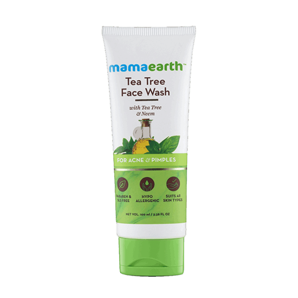 Mamaearth Tea Tree Facewash (100ml) - Mamaearth