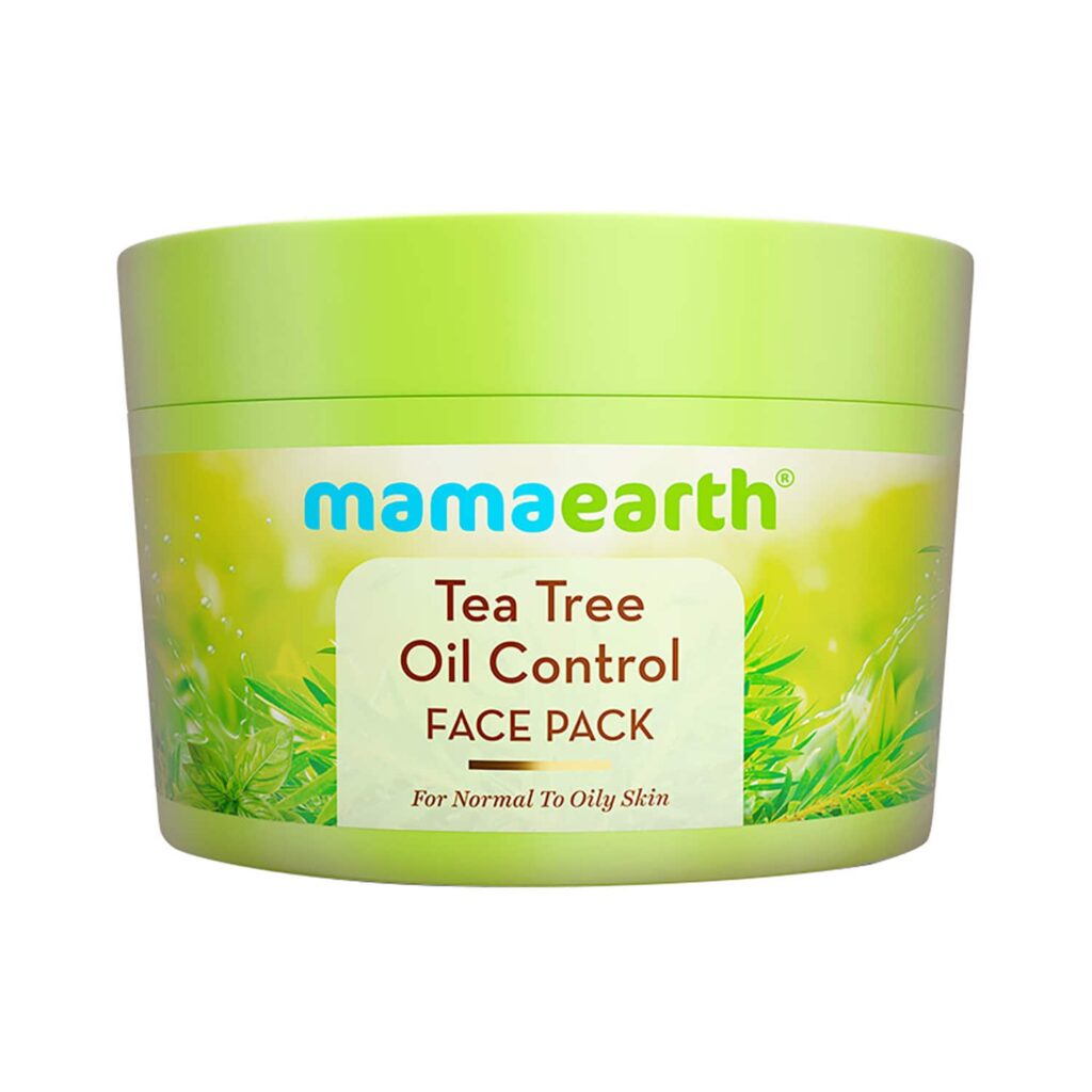 Mamaearth Tea Tree Oil Control Face Pack With Tea Tree & Salicylic Acid (200 g) - Mamaearth