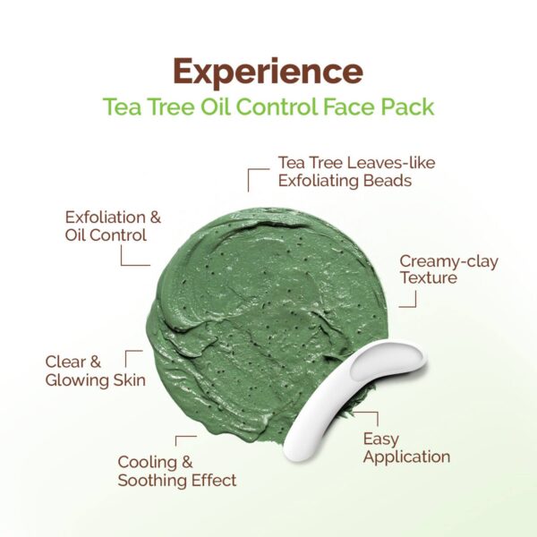Mamaearth Tea Tree Oil Control Face Pack With Tea Tree & Salicylic Acid (200 g) - Mamaearth