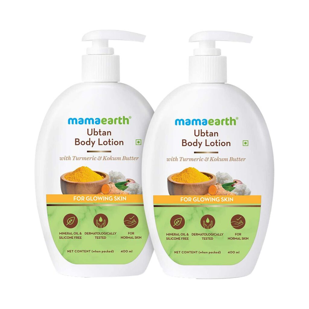 Mamaearth Ubtan Body Lotion Combo - (2 Pcs) - Mamaearth