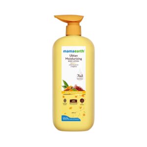 Mamaearth Ubtan Moisturizing Body Lotion For Glowing Skin (400 ml) - Mamaearth