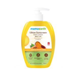 Mamaearth Ubtan Sunscreen Body Lotion SPF 30 (300ml) - Mamaearth