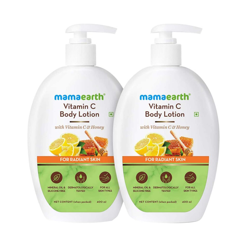 Mamaearth Vitamin C Body Lotion Combo - (2 Pcs) - Mamaearth