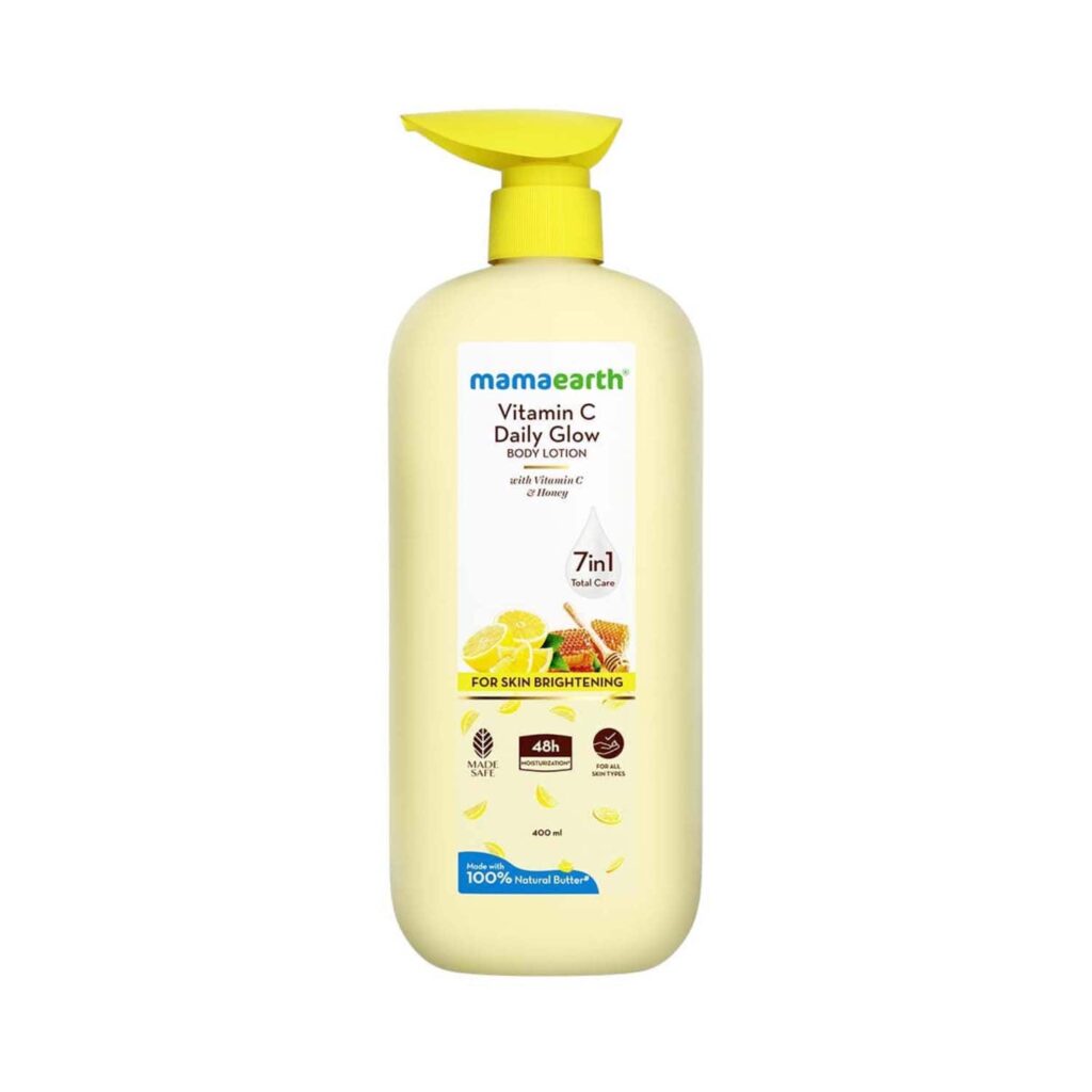 Mamaearth Vitamin C Daily Glow Body Lotion For Skin Brightening (400 ml) - Mamaearth