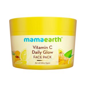 Mamaearth Vitamin C Daily Glow Face Pack With Vitamin C & Turmeric (200 g) - Mamaearth
