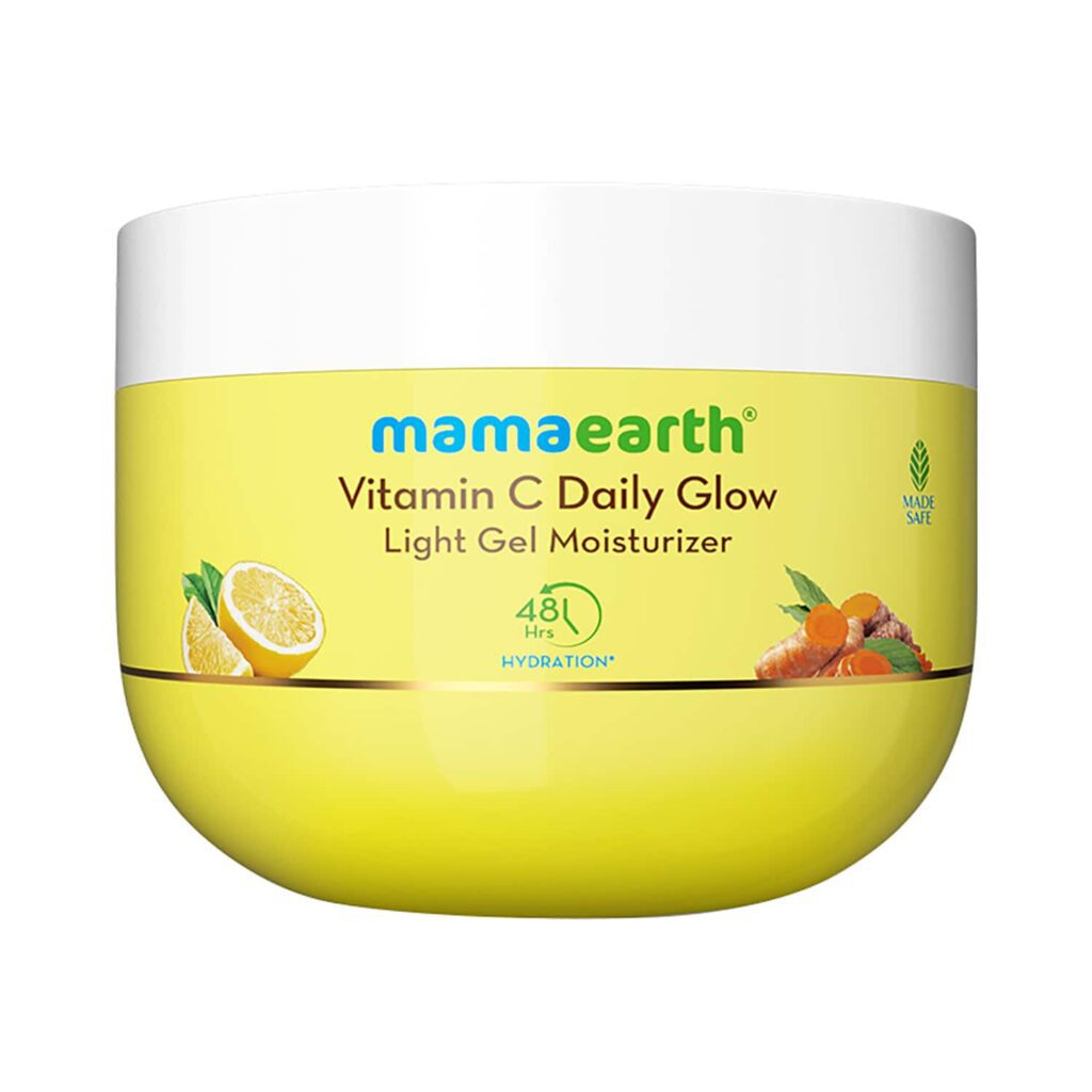 Mamaearth Vitamin C Daily Glow Light Gel Moisturizer With Vit C Turmeric (200 g) - Mamaearth