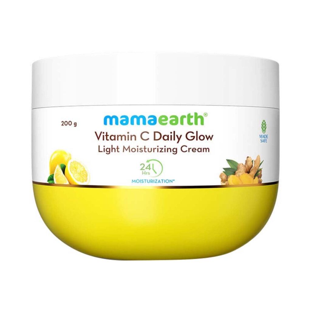 Mamaearth Vitamin C Daily Glow Light Moisturizing Cream (200 g) - Mamaearth