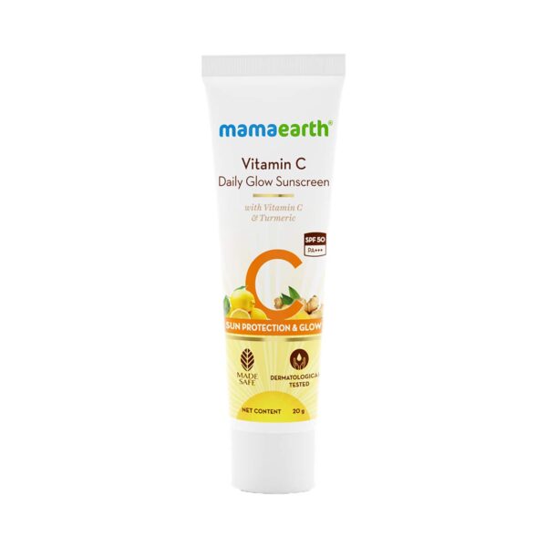 Mamaearth Vitamin C Daily Glow Sunscreen SPF 50 PA++ (20g) - Mamaearth