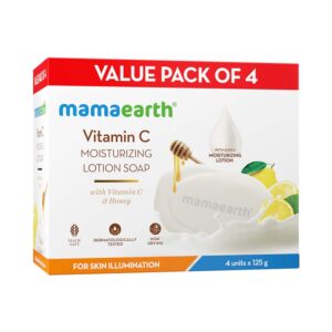Mamaearth Vitamin C Moisturizing Lotion Soap - (4 pcs) - Mamaearth