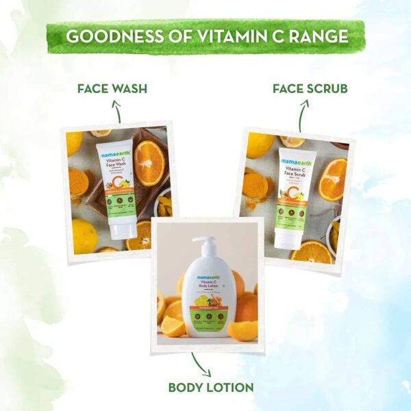 Mamaearth Vitamin C Nourishing Bathing Soap, Pack of 5 (75g Each) - Mamaearth
