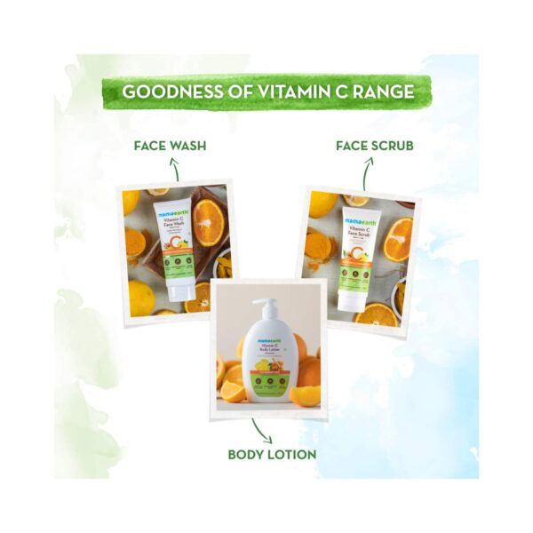 Mamaearth Vitamin C Nourishing Bathing Soap With Vitamin C & Honey- (5Pcs) - Mamaearth