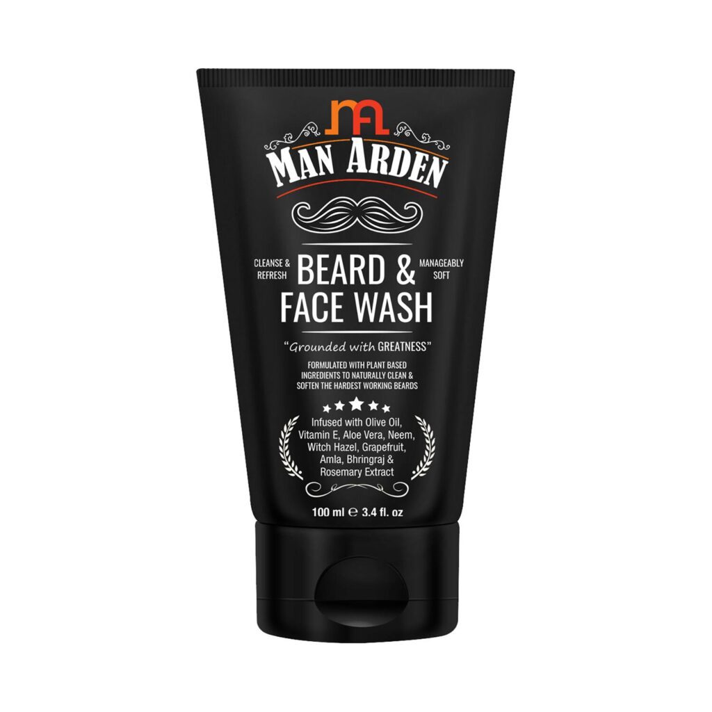 Man Arden Beard & Face Wash (100ml) - Man Arden