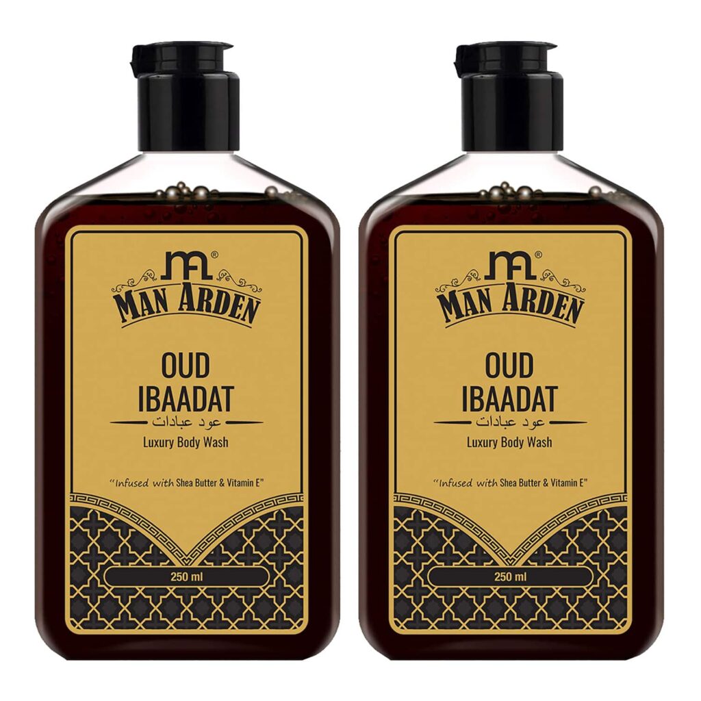 Man Arden Luxury Body Wash Oud Ibaadat (250 ml) Combo - Man Arden
