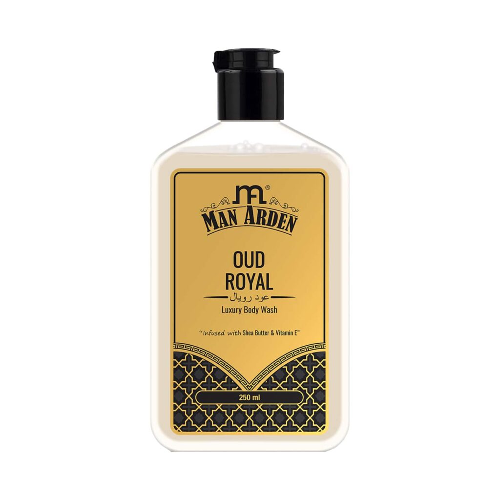 Man Arden Oud Royal Luxury Body Wash Infused With Shea Butter & Vitamin E (250ml) - Man Arden