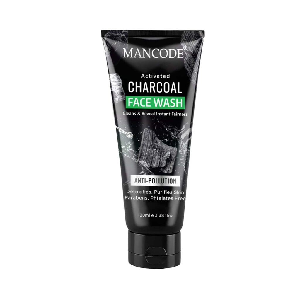 Mancode Activated Charcoal Face Wash for Men (100 ml) - Mancode