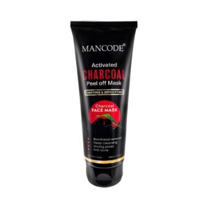Mancode Activated Charcoal Peel Off Mask (100 ml) - Mancode