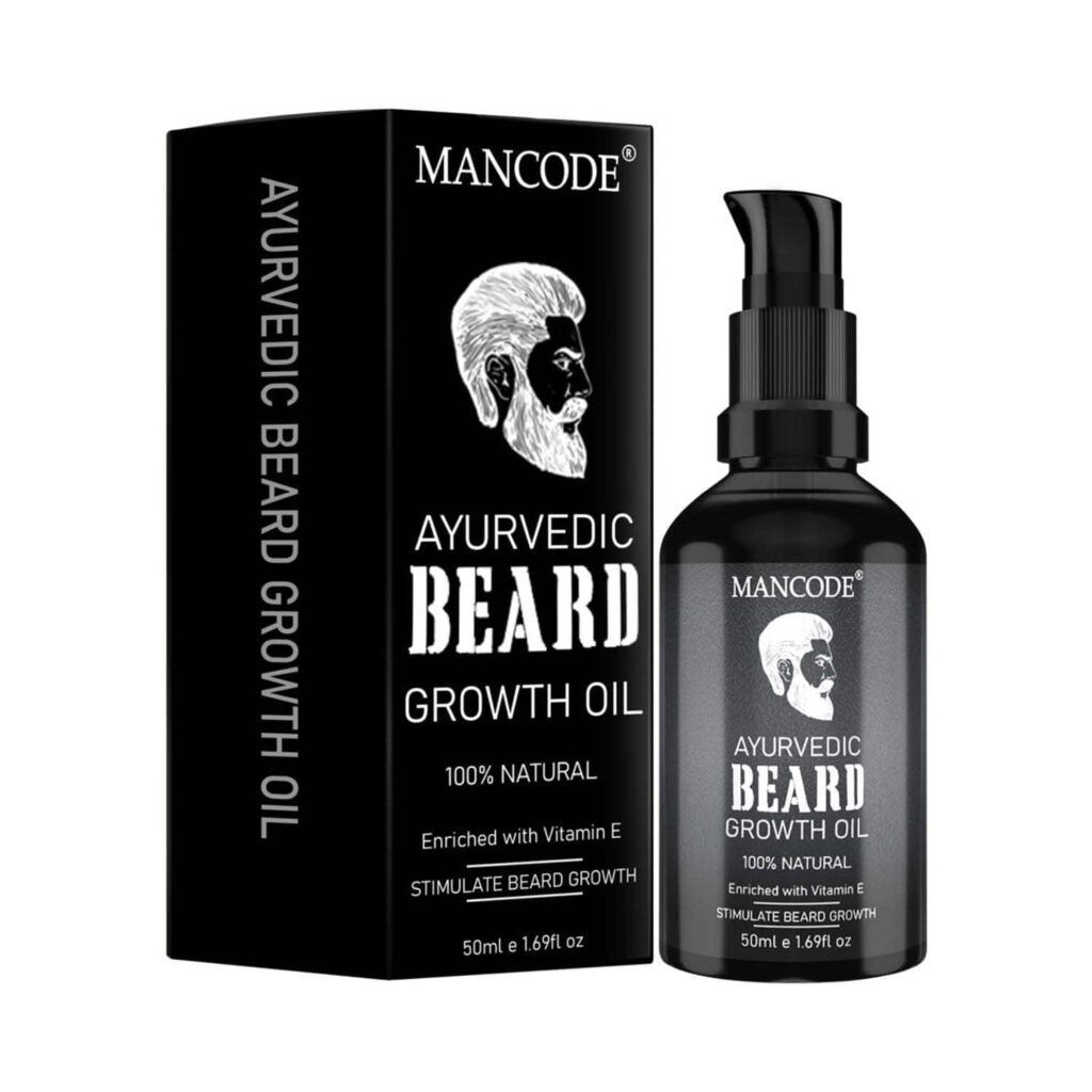 Mancode Ayurvedic Beard Growth Oil For Men (50 ml) - Mancode