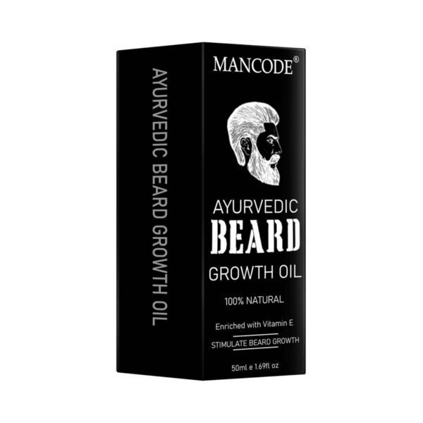 Mancode Ayurvedic Beard Growth Oil For Men (50 ml) - Mancode
