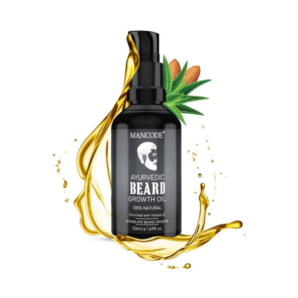 Mancode Ayurvedic Beard Growth Oil For Men (50 ml) - Mancode