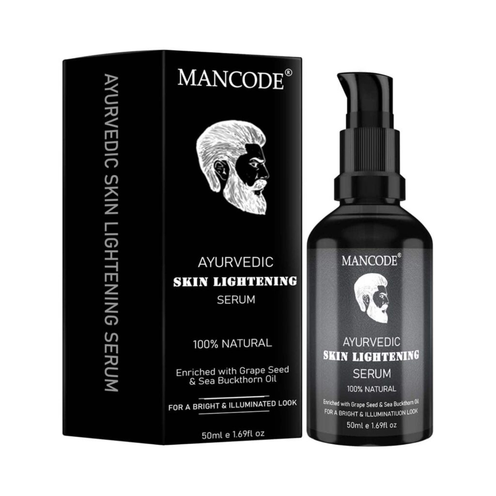 Mancode Ayurvedic Skin Lightening Face Serum For Men (50 ml) - Mancode