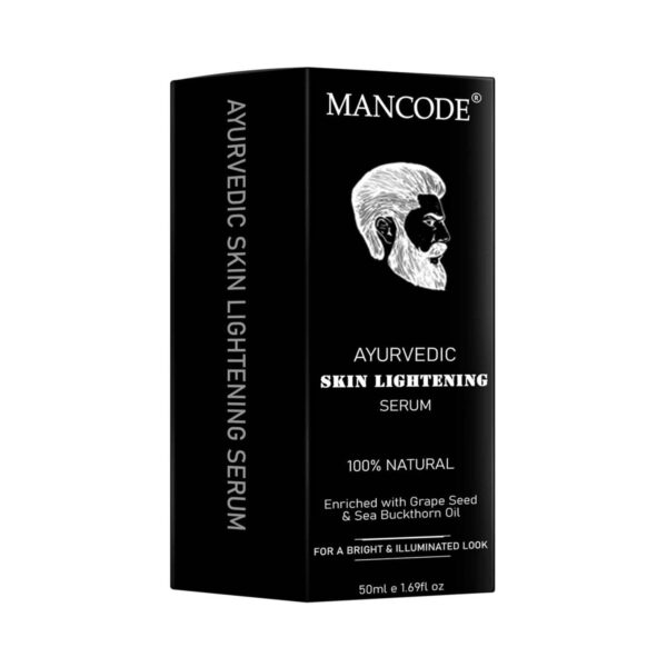 Mancode Ayurvedic Skin Lightening Face Serum For Men (50 ml) - Mancode