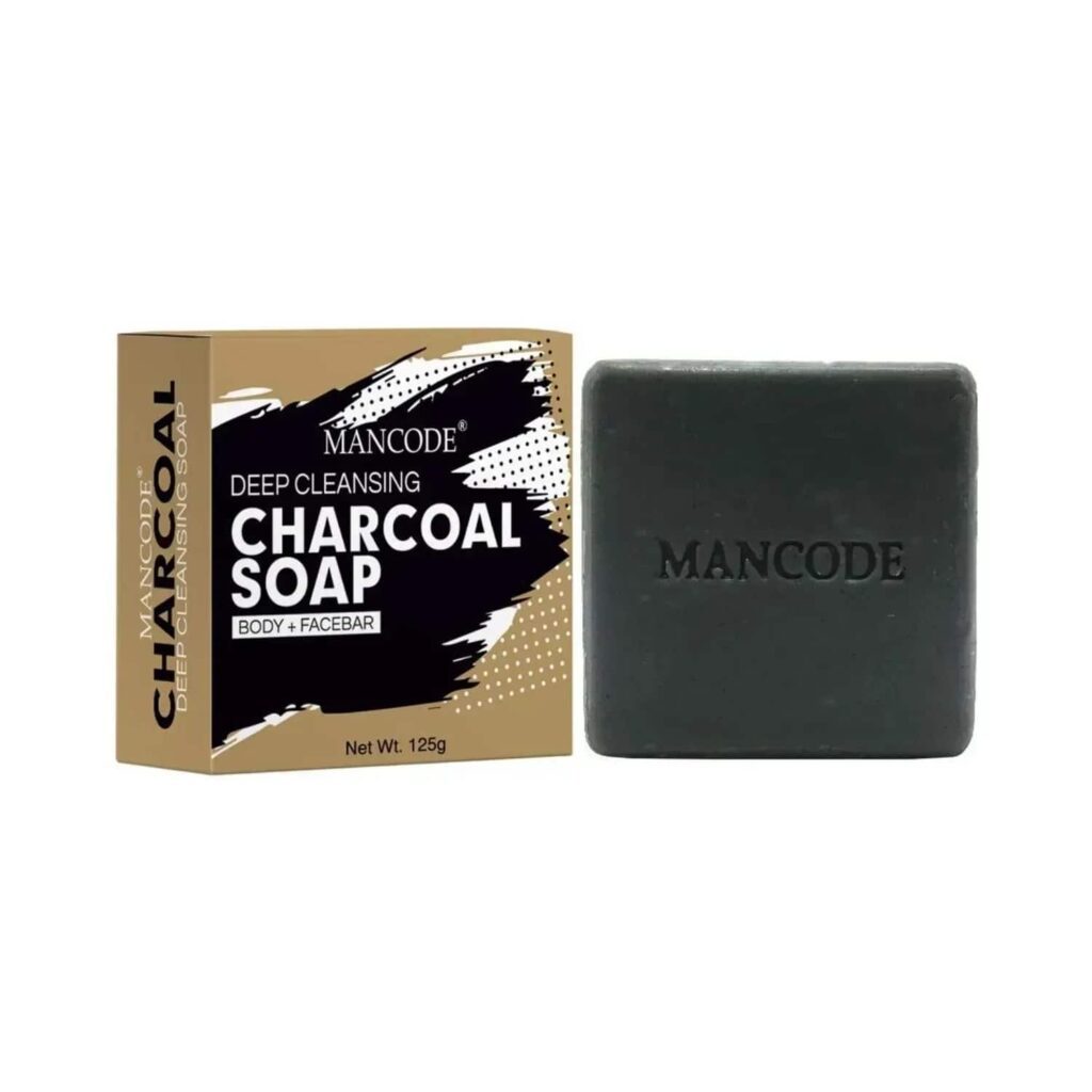 Mancode Charcoal Deep Cleansing Soap - (125g) - Mancode