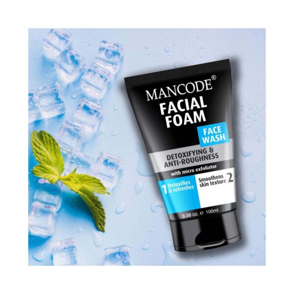 Mancode Facial Foam Face Wash For Men (100 ml) - Mancode