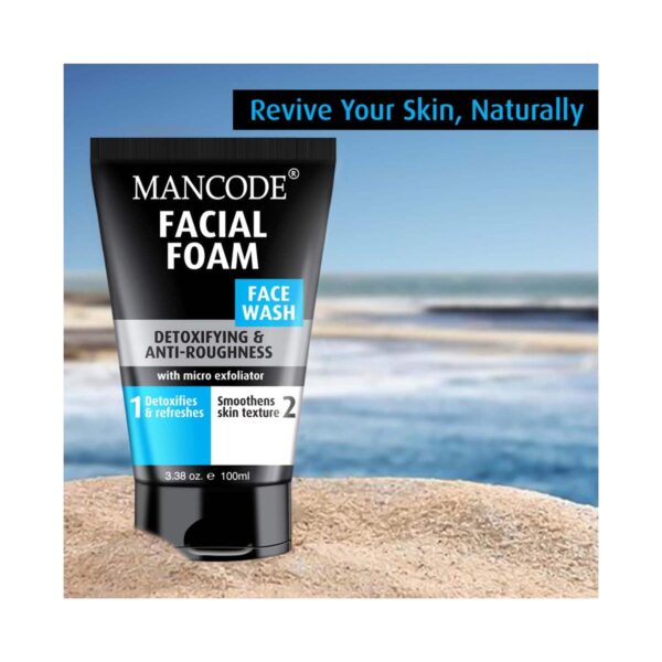 Mancode Facial Foam Face Wash For Men (100 ml) - Mancode