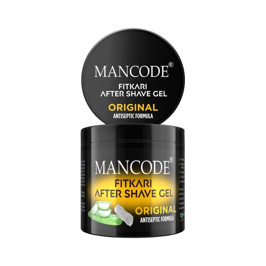Mancode Fitkari After Shave Gel Original Antiseptic Formula (100g) - Mancode