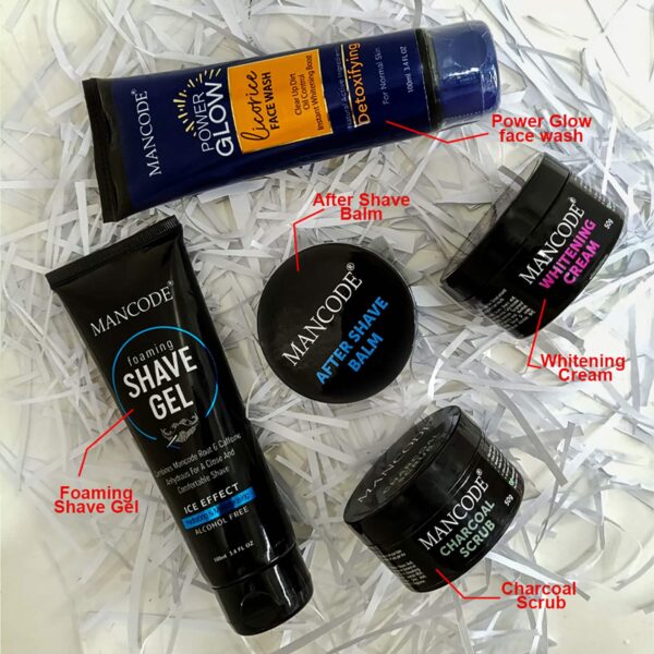 Mancode Glow Kit Gift Set for Men (350 g) - Mancode