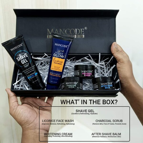 Mancode Glow Kit Gift Set for Men (350 g) - Mancode