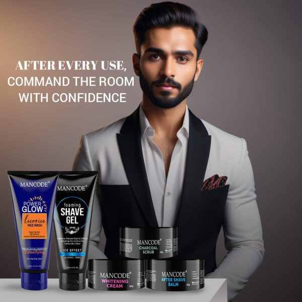 Mancode Glow Kit Gift Set for Men (350 g) - Mancode