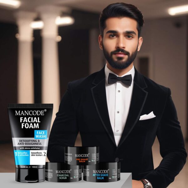Mancode Grooming & Shave Care Kit Gift Set (250 g) - Mancode