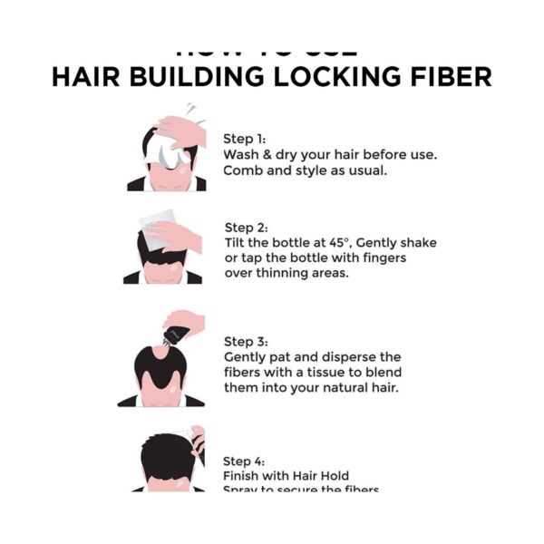 Mancode Hair Building Locking Fiber (20 g) - Mancode