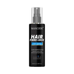 Mancode Hair Fibre Lock Lightweight Hair Spray For Hair Styling Delivers Instant Hold (100 ml) - Mancode