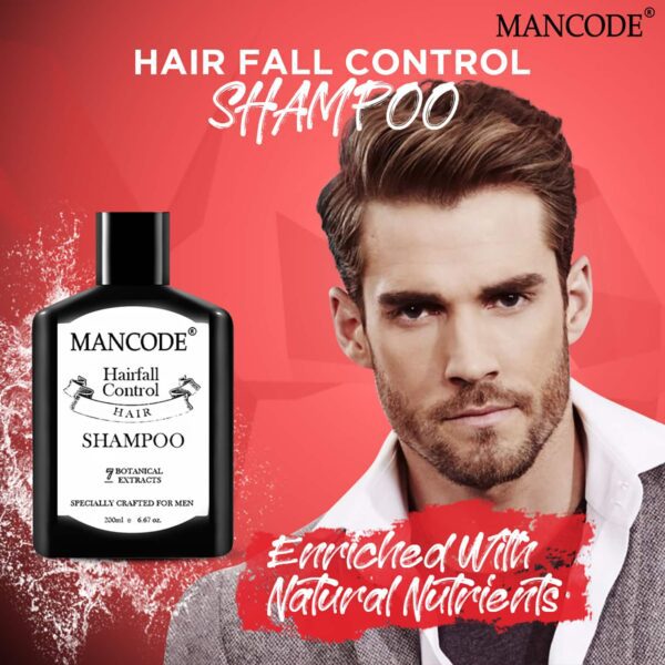 Mancode Hairfall Control Hair Shampoo (200ml) - Mancode
