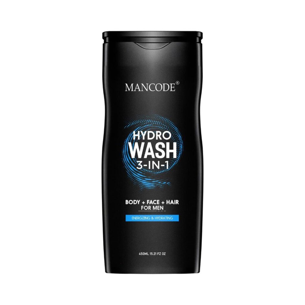 Mancode Hydro Wash 3-In-1 Body Wash (450ml) - Mancode