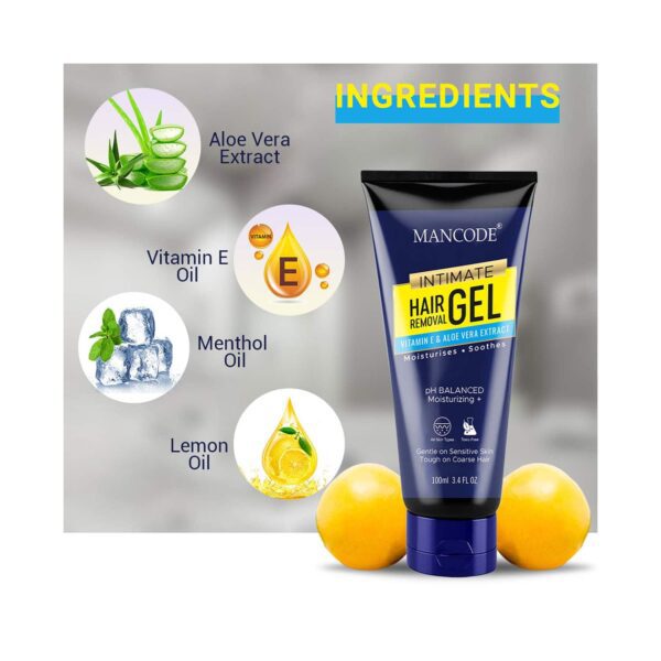 Mancode Intimate Hair Removal Gel For Men and Women (100 ml) - Mancode