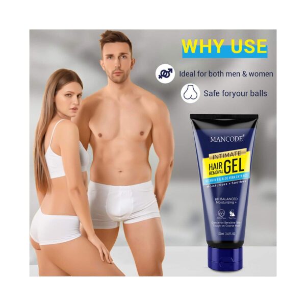 Mancode Intimate Hair Removal Gel For Men and Women (100 ml) - Mancode