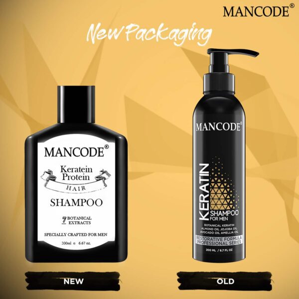 Mancode Keratin Protein Hair Shampoo (200ml) - Mancode