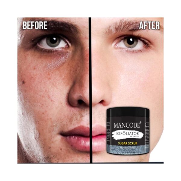 Mancode Multi Vitamin Sugar Face & Body Scrub (125 g) - Mancode