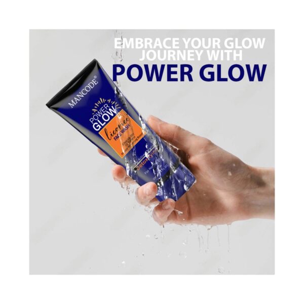 Mancode Power Glow with Licorice Face Wash For Men (100 ml) - Mancode