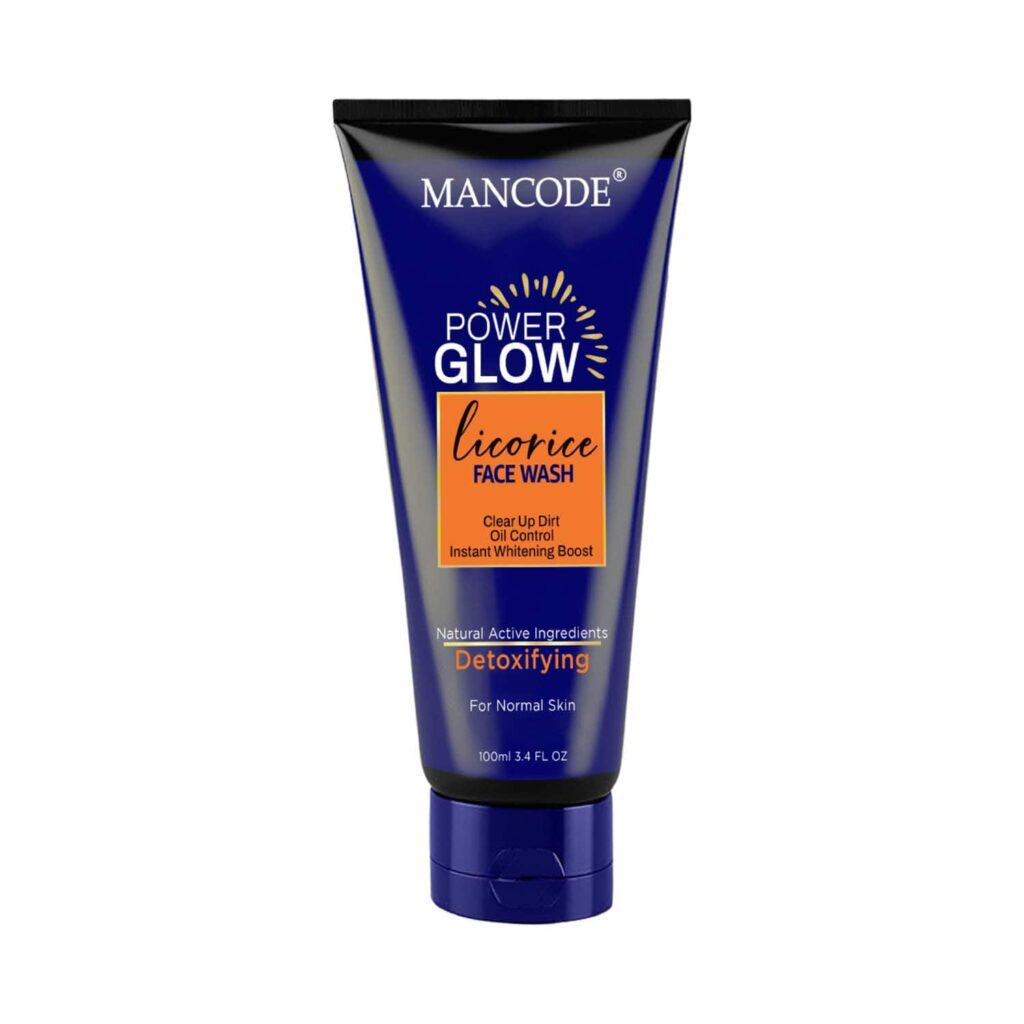 Mancode Power Glow with Licorice Face Wash For Men (100 ml) - Mancode