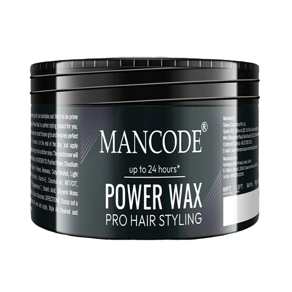 Mancode Power Wax Pro Hair Styling Cream Level 5 (100 ml) - Mancode