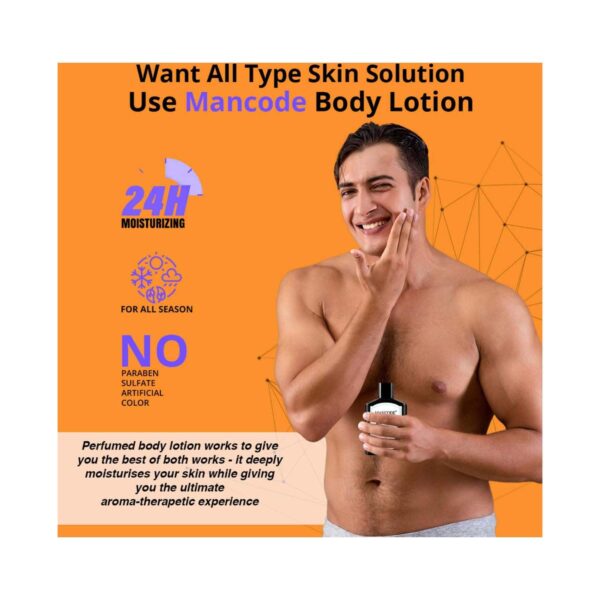 Mancode Raw Perfume Body Lotion For Men (200 ml) - Mancode