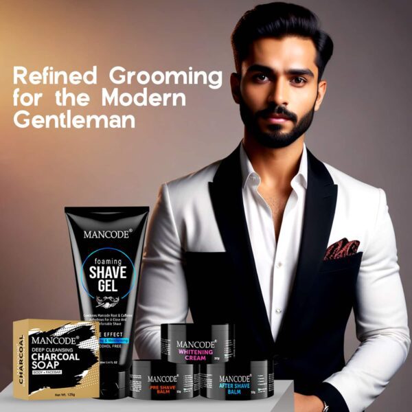 Mancode Shave Kit Gift Set (375 g) - Mancode