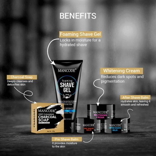 Mancode Shave Kit Gift Set (375 g) - Mancode